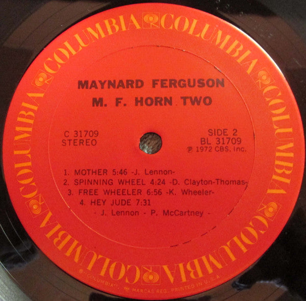 Maynard Ferguson : M.F. Horn Two (LP, Album, Ter)