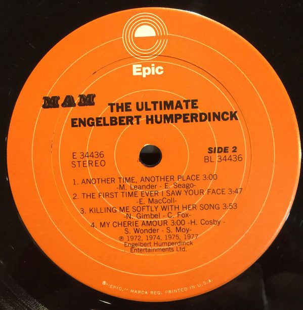 Engelbert Humperdinck : The Ultimate Engelbert Humperdinck (LP, Comp)