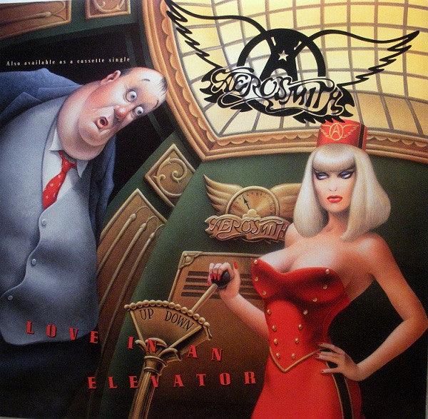 Aerosmith : Love In An Elevator (7", Single)
