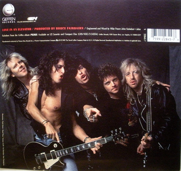 Aerosmith : Love In An Elevator (7", Single)