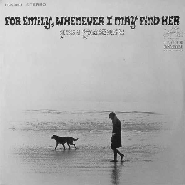 Glenn Yarbrough : For Emily, Whenever I May Find Her (LP)