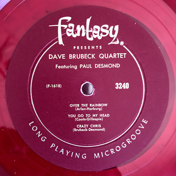 Dave Brubeck Quartet* Featuring Paul Desmond : Jazz At Storyville (LP, Album, Mono, RE, Red)