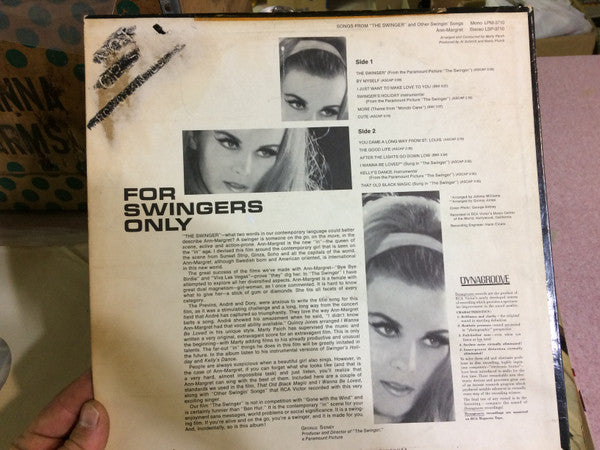 Ann-Margret* : Songs From The Swinger And Other Swingin' Songs (LP, Album, Mono)