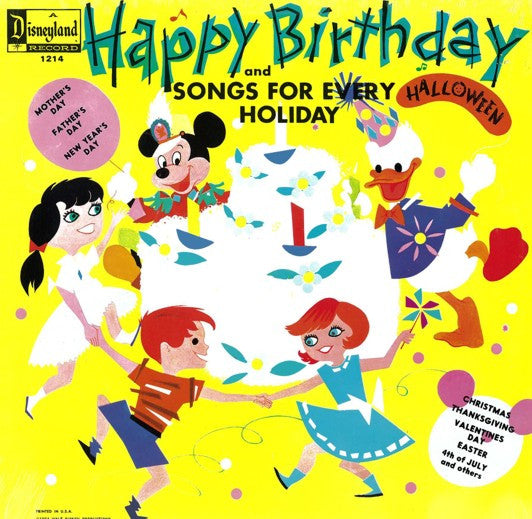 Various : Happy Birthday Songs And Songs For Every Holiday (LP, Album, RE, RP)