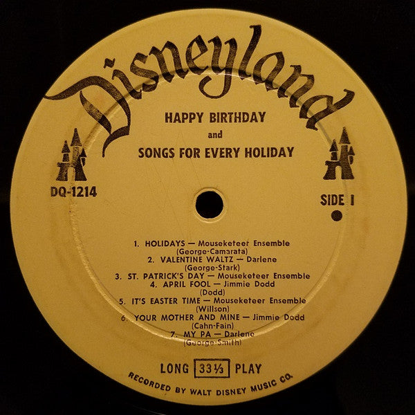 Various : Happy Birthday Songs And Songs For Every Holiday (LP, Album, RE, RP)