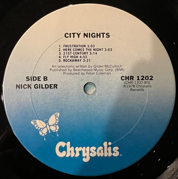 Nick Gilder : City Nights (LP, Album, Ter)