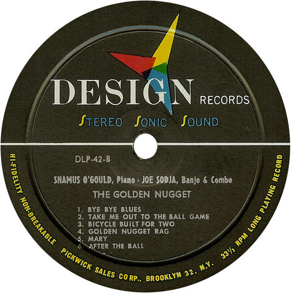 Shamus O'Gould, Joe Sodja : At The Golden Nugget (LP, Album)