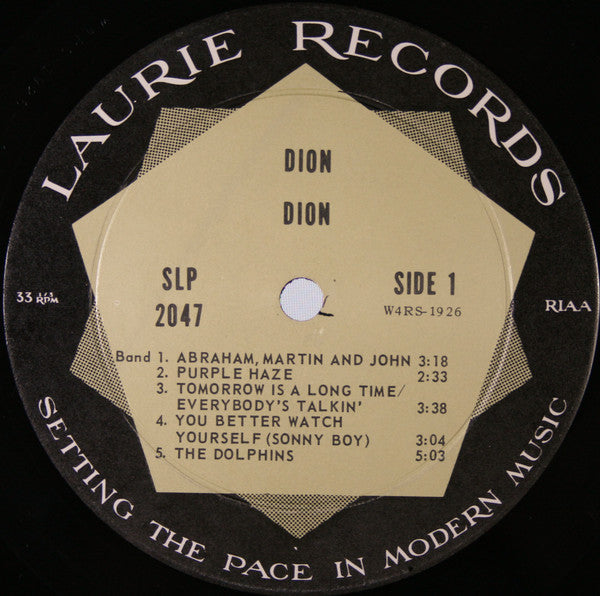 Dion (3) : Dion (LP, Album, Roc)