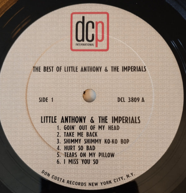 Little Anthony & The Imperials : The Best Of Little Anthony & The Imperials (LP, Comp, Mono)