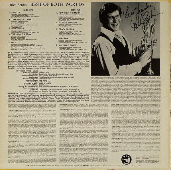 Rich Szabo : Best Of Both Worlds (LP, Album)