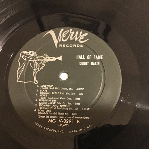Count Basie : Hall Of Fame (LP, Album, Mono)