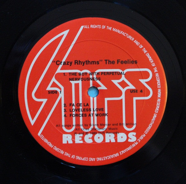 The Feelies : Crazy Rhythms (LP, Album)