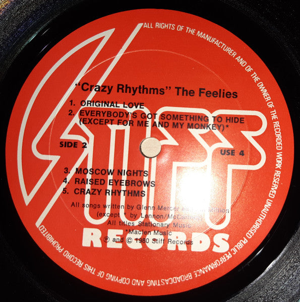 The Feelies : Crazy Rhythms (LP, Album)