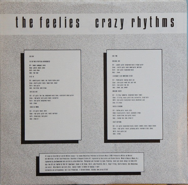 The Feelies : Crazy Rhythms (LP, Album)