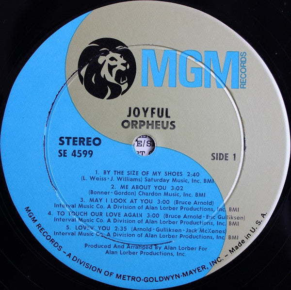 Orpheus (5) : Joyful (LP, Album, Wad)