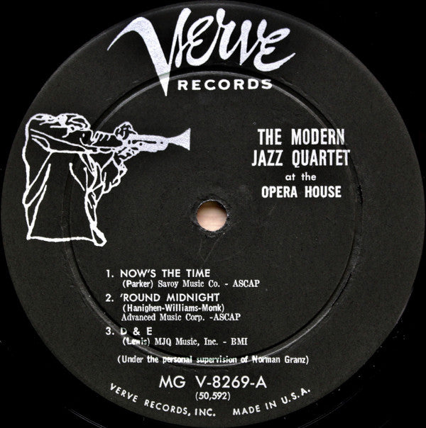 The Modern Jazz Quartet And The Oscar Peterson Trio : At The Opera House (LP, Album, Mono)