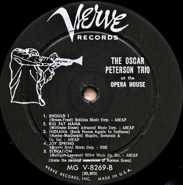 The Modern Jazz Quartet And The Oscar Peterson Trio : At The Opera House (LP, Album, Mono)