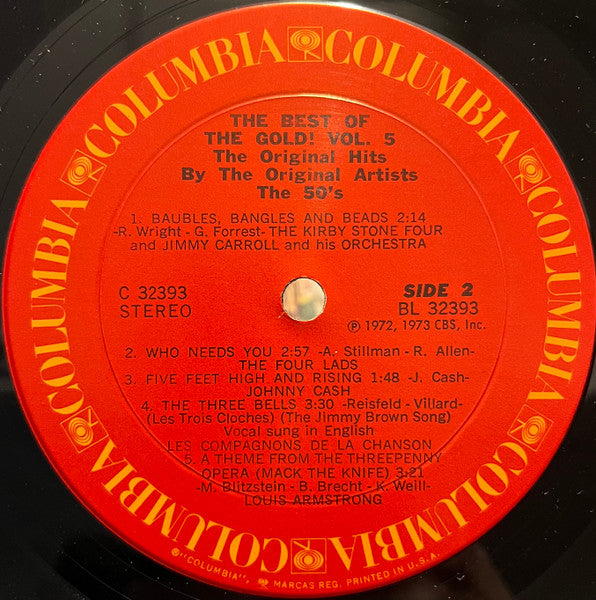 Various : The Best Of The Gold! Vol. 5 (50's) (LP, Comp)