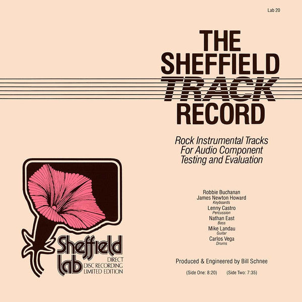 Robbie Buchanan, James Newton Howard, Lenny Castro, Nathan East, Mike Landau*, Carlos Vega : The Sheffield Track Record (LP, Album, Ltd, Dir)