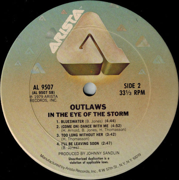 Outlaws : In The Eye Of The Storm (LP, Album, Ter)