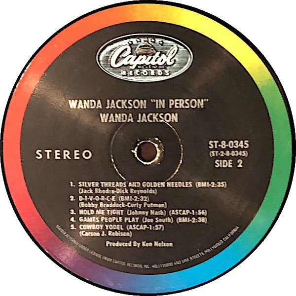 Wanda Jackson : In Person Live At "Mr Lucky's" In Phoenix Arizona (LP, Album, Club, Cap)