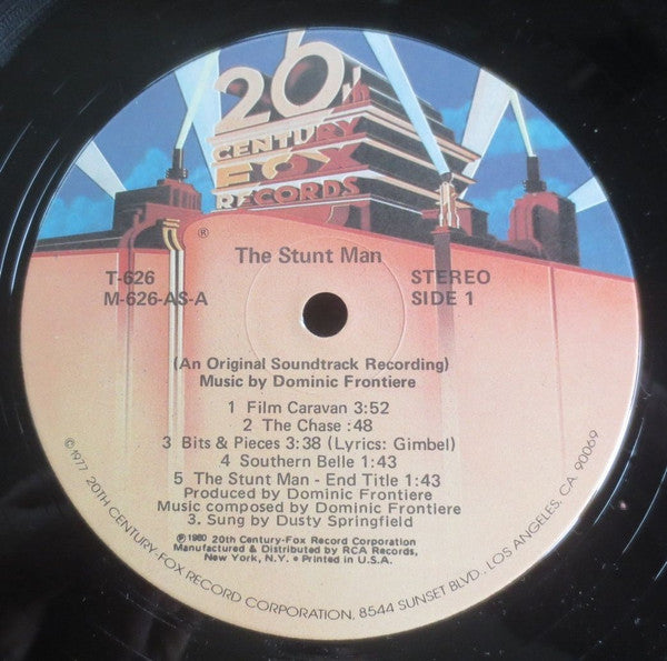 Dominic Frontiere : The Stunt Man (The Original Motion Picture Soundtrack) (LP, Album)