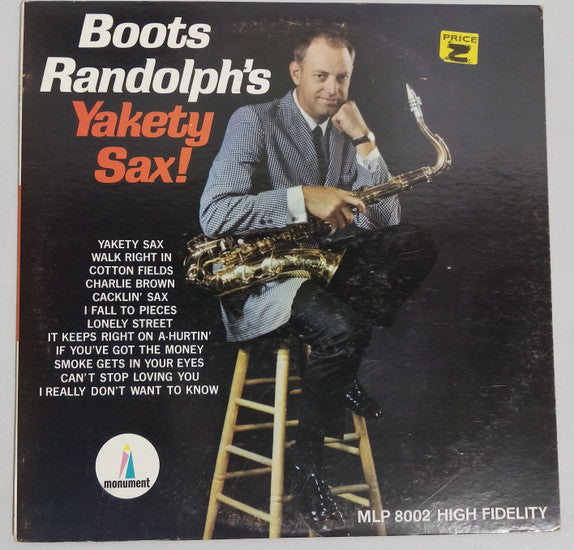 Boots Randolph : Boots Randolph's Yakety Sax! (LP, Album, Mono)