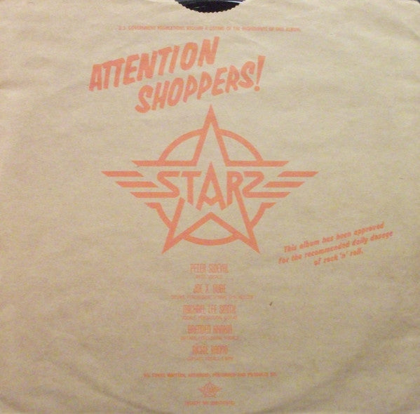Starz (2) : Attention Shoppers! (LP, Album, Win)