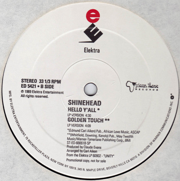 Shinehead : Reggae Christmas Medley (12", Promo, Spe)