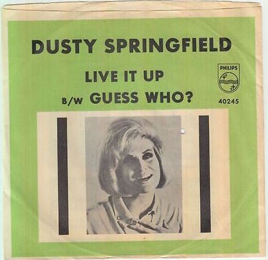 Dusty Springfield : Live It Up (7", Styrene, Ric)