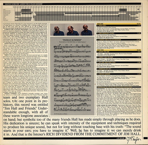 Jim Hall : Commitment (LP, Album, Ter)