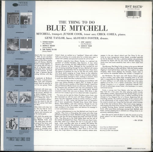 Blue Mitchell : The Thing To Do (LP, Album, RE, RM)