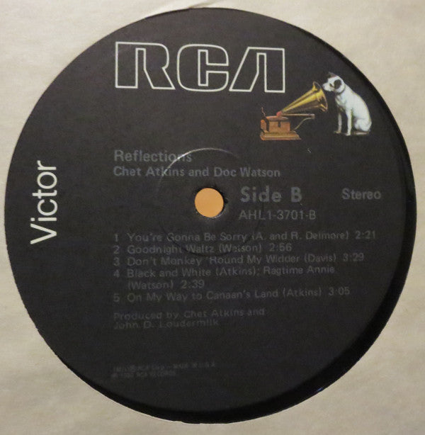 Chet Atkins / Doc Watson : Reflections (LP, Album, Ind)