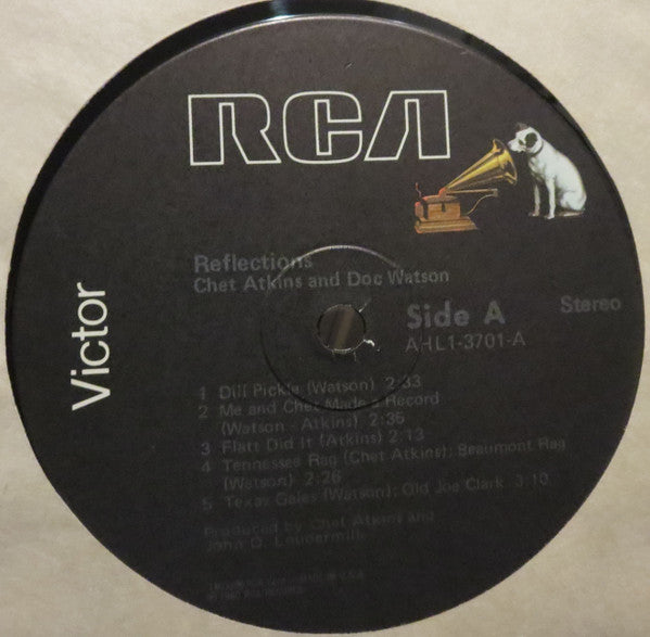 Chet Atkins / Doc Watson : Reflections (LP, Album, Ind)