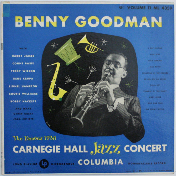 Benny Goodman : The Famous 1938 Carnegie Hall Jazz Concert - Volume II (LP, RP)