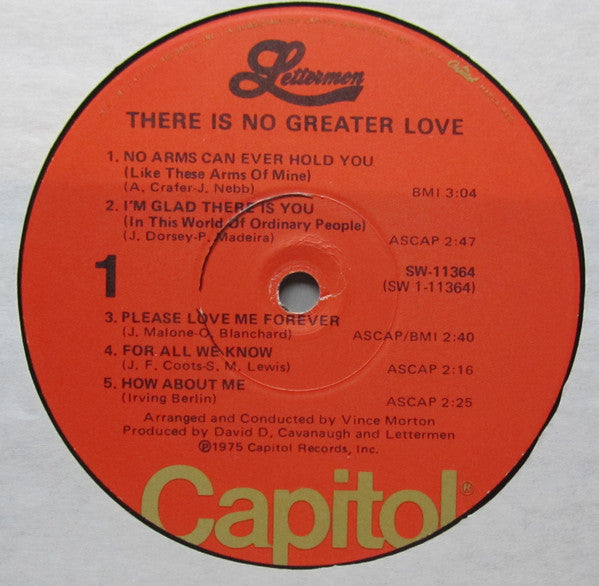 The Lettermen : There Is No Greater Love (LP)