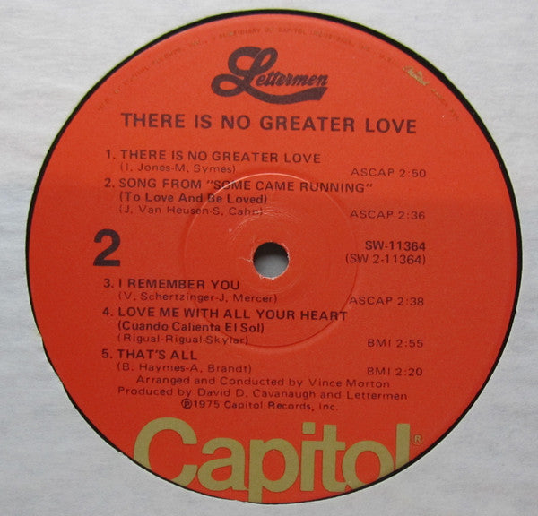 The Lettermen : There Is No Greater Love (LP)