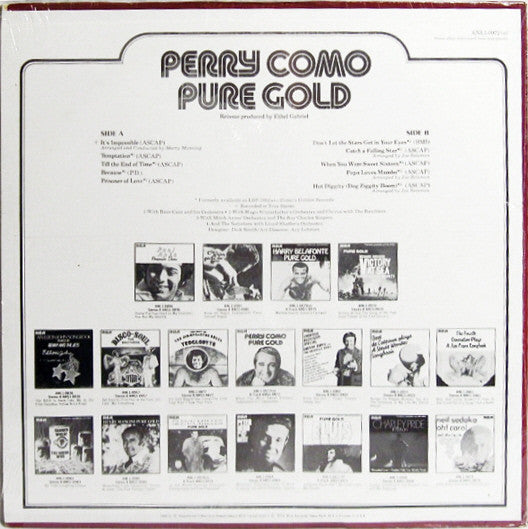 Perry Como : Pure Gold (LP, Comp)