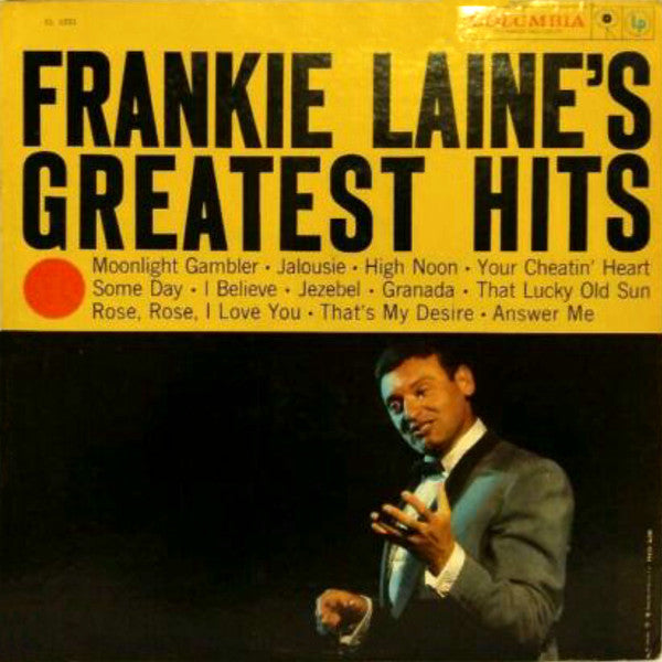 Frankie Laine : Frankie Laine's Greatest Hits (LP, Comp, Mono)