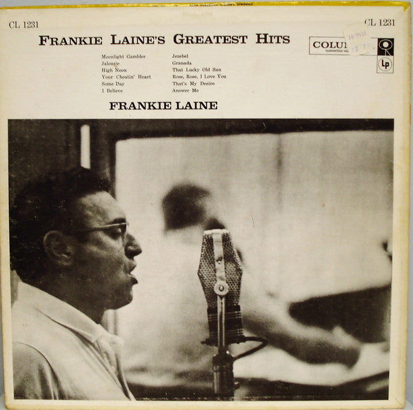 Frankie Laine : Frankie Laine's Greatest Hits (LP, Comp, Mono)
