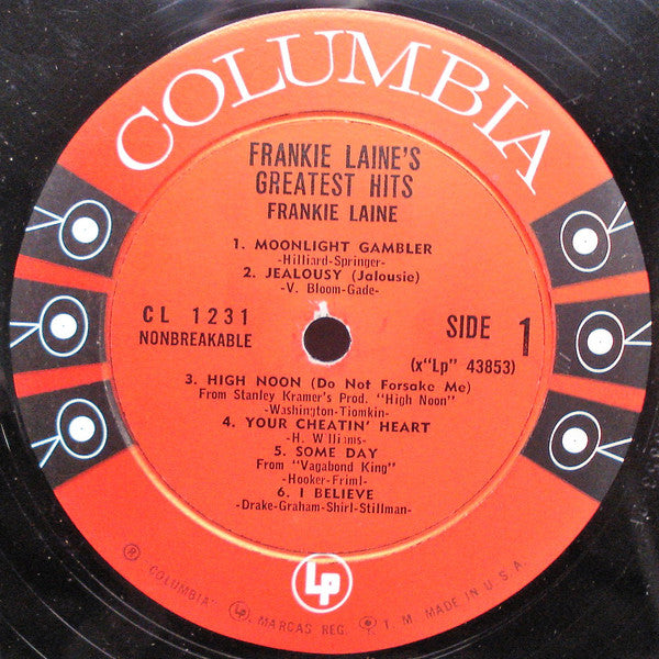 Frankie Laine : Frankie Laine's Greatest Hits (LP, Comp, Mono)