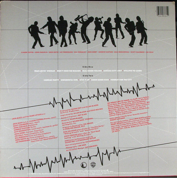 Jack Mack And The Heart Attack : Cardiac Party (LP, Album, All)