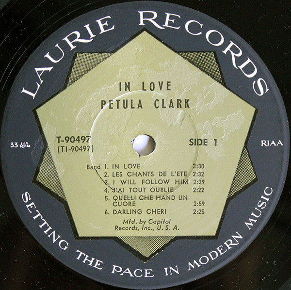 Petula Clark : In Love (LP, Comp, Mono, Club)