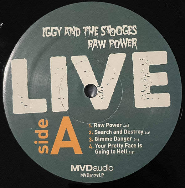 Iggy And The Stooges* : Raw Power Live (In The Hands Of The Fans) (LP, Album, 180)