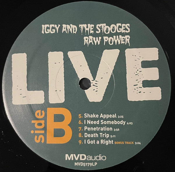 Iggy And The Stooges* : Raw Power Live (In The Hands Of The Fans) (LP, Album, 180)