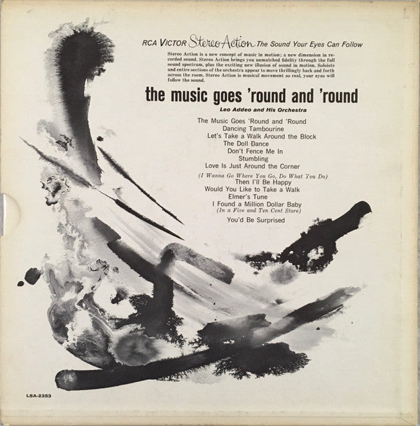 Leo Addeo And His Orchestra : The Music Goes 'Round And 'Round (LP, Album, Die)