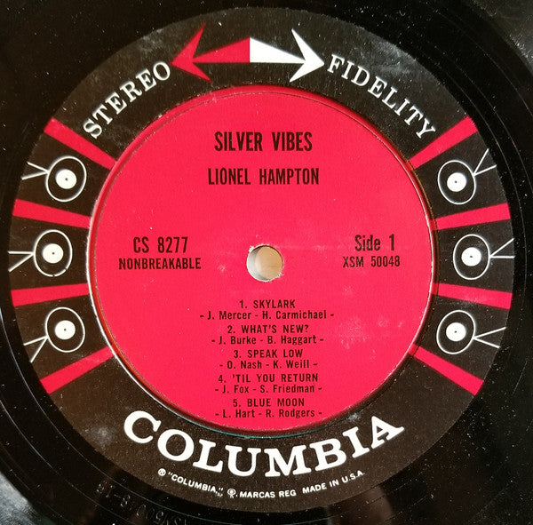 Lionel Hampton : Silver Vibes With Trombones And Rhythm (LP, Album)