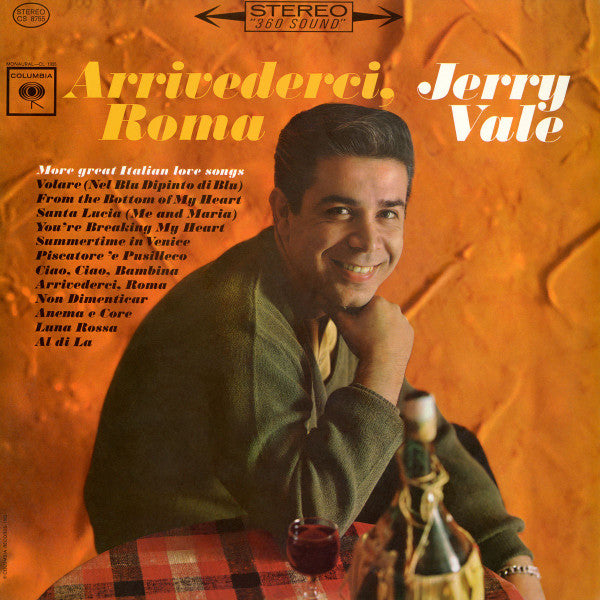 Jerry Vale : Arrivederci, Roma (LP, Album, RE)