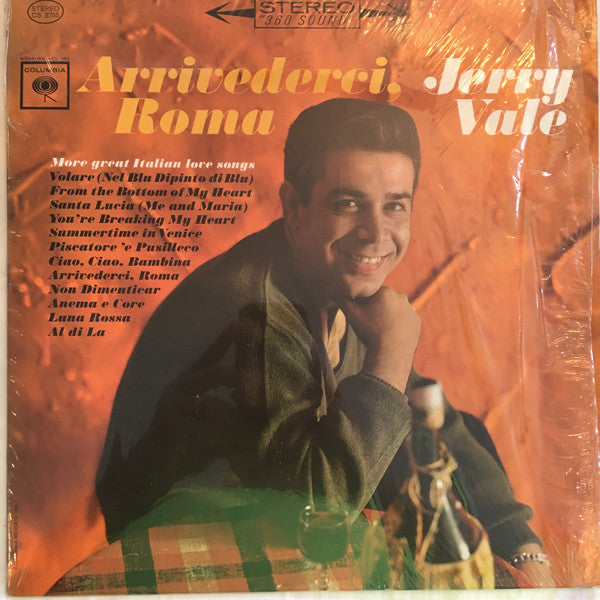 Jerry Vale : Arrivederci, Roma (LP, Album, RE)