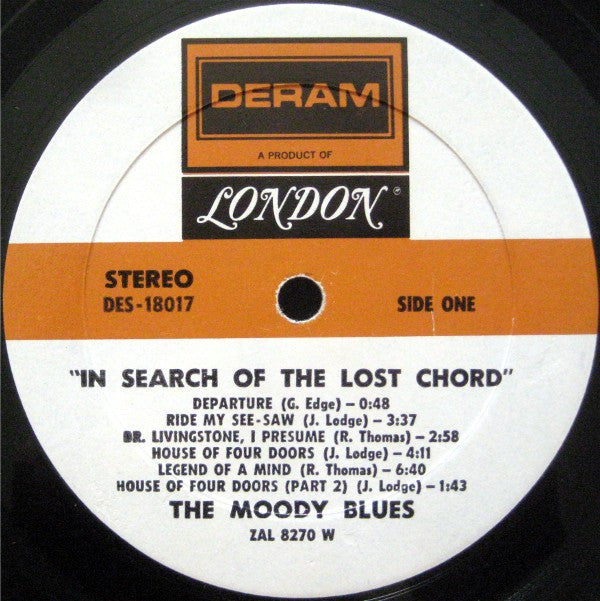 The Moody Blues : In Search Of The Lost Chord (LP, Album, RP, W -)